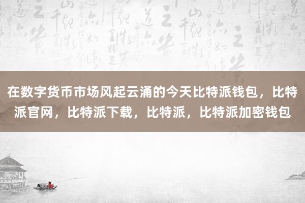 在数字货币市场风起云涌的今天比特派钱包，比特派官网，比特派下载，比特派，比特派加密钱包