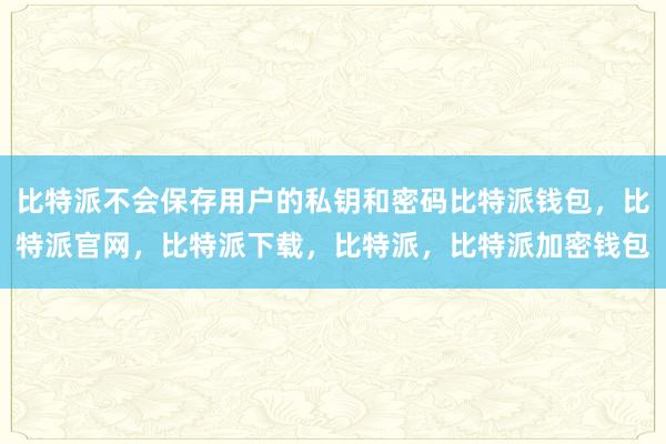 比特派不会保存用户的私钥和密码比特派钱包，比特派官网，比特派下载，比特派，比特派加密钱包