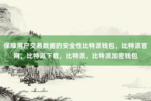 保障用户交易数据的安全性比特派钱包，比特派官网，比特派下载，比特派，比特派加密钱包