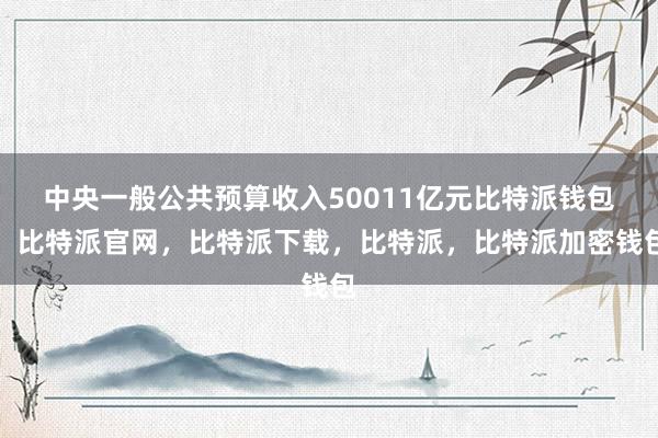 中央一般公共预算收入50011亿元比特派钱包，比特派官网，比特派下载，比特派，比特派加密钱包