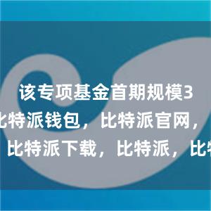 该专项基金首期规模300亿元比特派钱包，比特派官网，比特派下载，比特派，比特派加密钱包