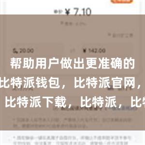 帮助用户做出更准确的投资决策比特派钱包，比特派官网，比特派下载，比特派，比特派加密钱包